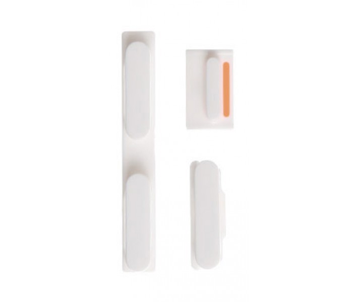 iPhone 5C Mute, Volume and Power Buttons (White)